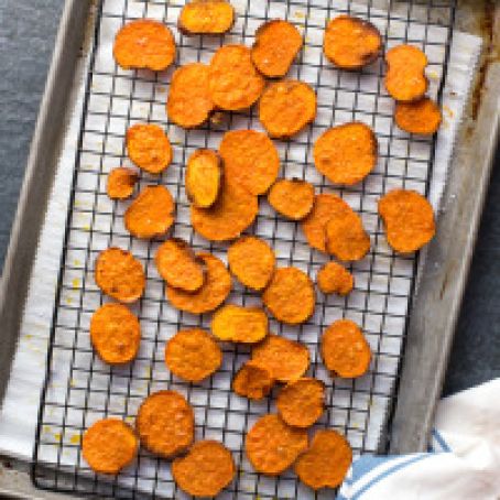 Sweet Potato Chips | Haylie Pomroy